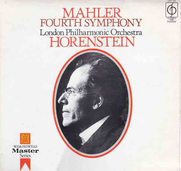 symphony no. 4 in g major - Mahler* / London Philharmonic Orchestra* Conducted By Jascha Horenstein